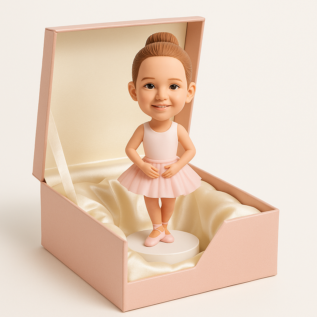Custom Ballet Bobblehead – Personalized Ballerina Figurine & Dance Gift
