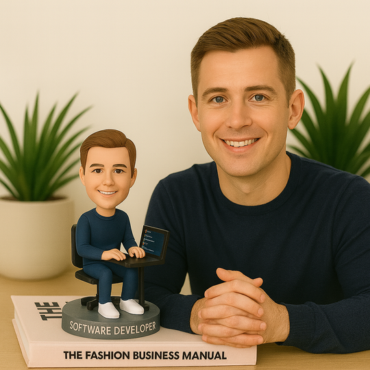 Custom Software Developer Bobblehead – Personalized Programmer Figurine Gift