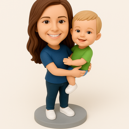 Custom Nanny Bobblehead – Personalized Caregiver Figurine Gift for Babysitters & Childcare Appreciation
