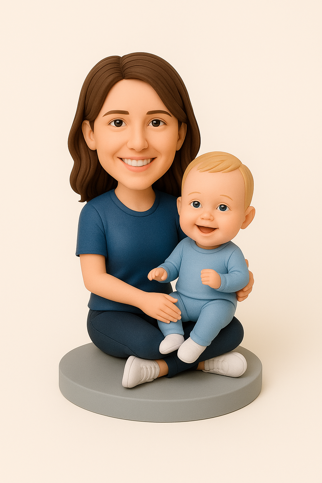 Custom Nanny Bobblehead – Personalized Caregiver Figurine Gift for Babysitters & Childcare Appreciation