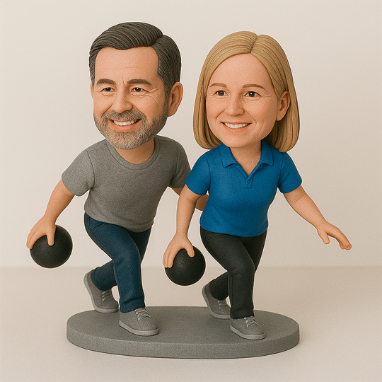 Custom Bowler Bobblehead – Personalized Bowling Figurine Gift for Players & Fans
