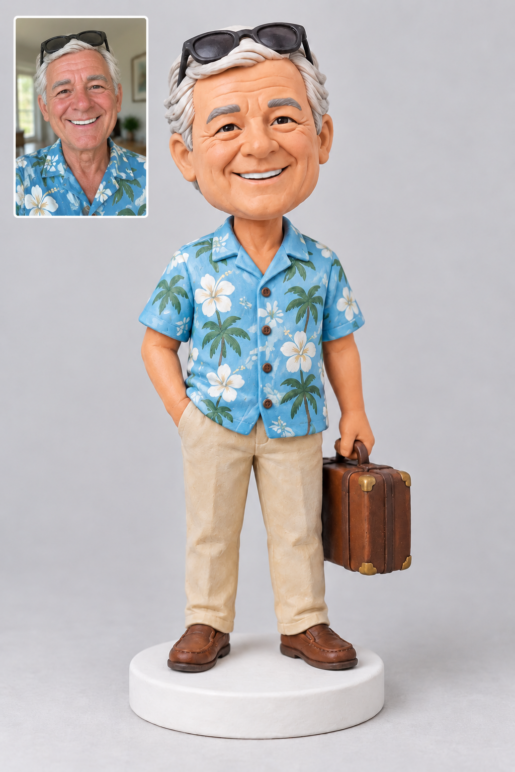 Custom Retirement Bobblehead Figurine – Personalized “Officially Retired” Gift for Coworker, Boss, Dad or Mum