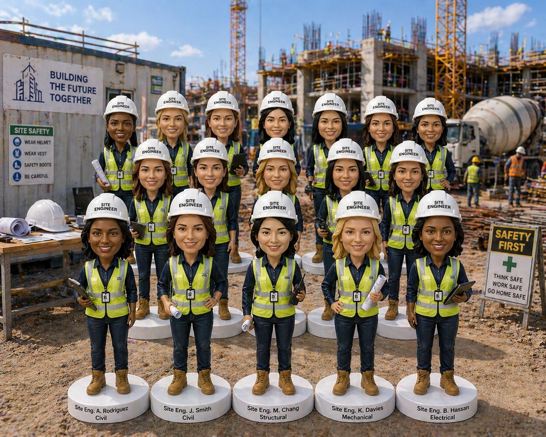 Corporate Bulk Order Custom Bobble Head Mini Figurines