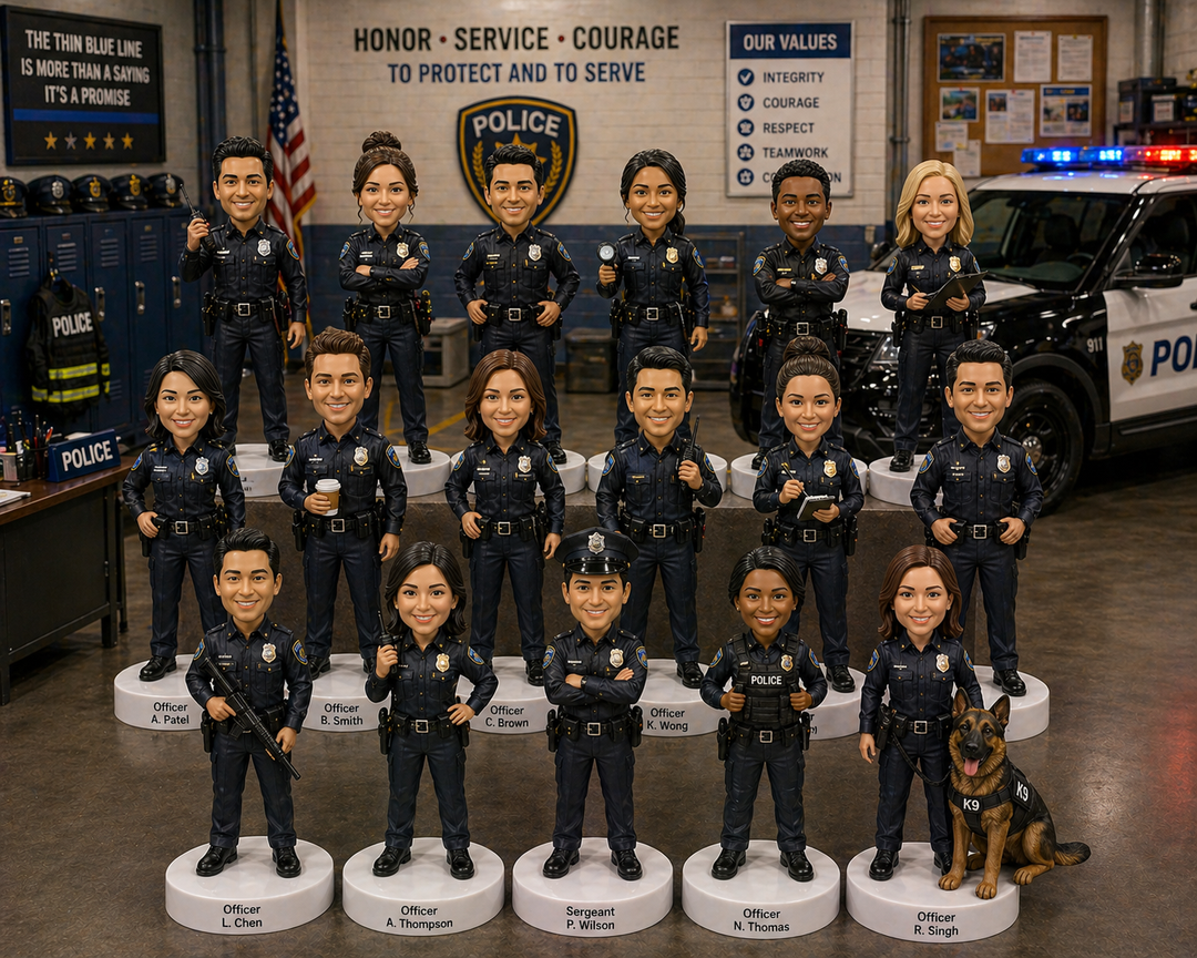 Corporate Bulk Order Custom Bobble Head Mini Figurines