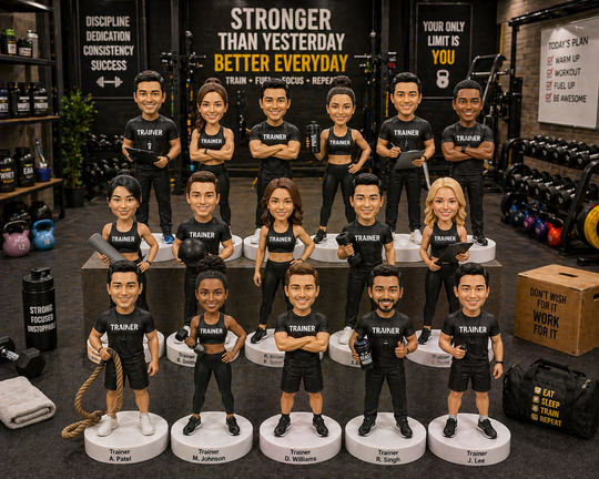 Corporate Bulk Order Custom Bobble Head Mini Figurines