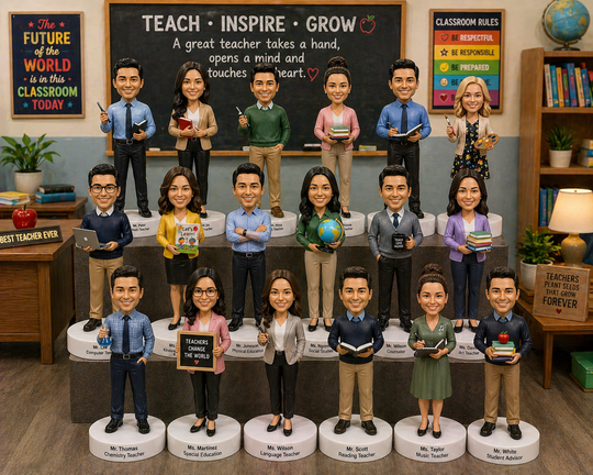 Corporate Bulk Order Custom Bobble Head Mini Figurines