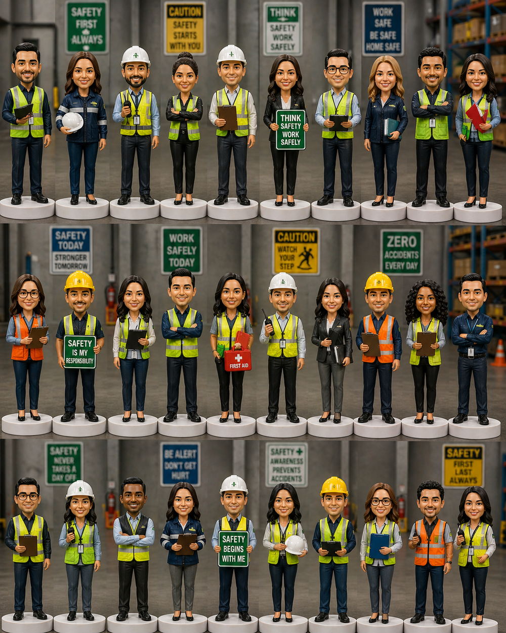 Corporate Bulk Order Custom Bobble Head Mini Figurines