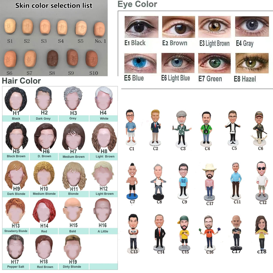 Corporate Bulk Order Custom Bobble Head Mini Figurines