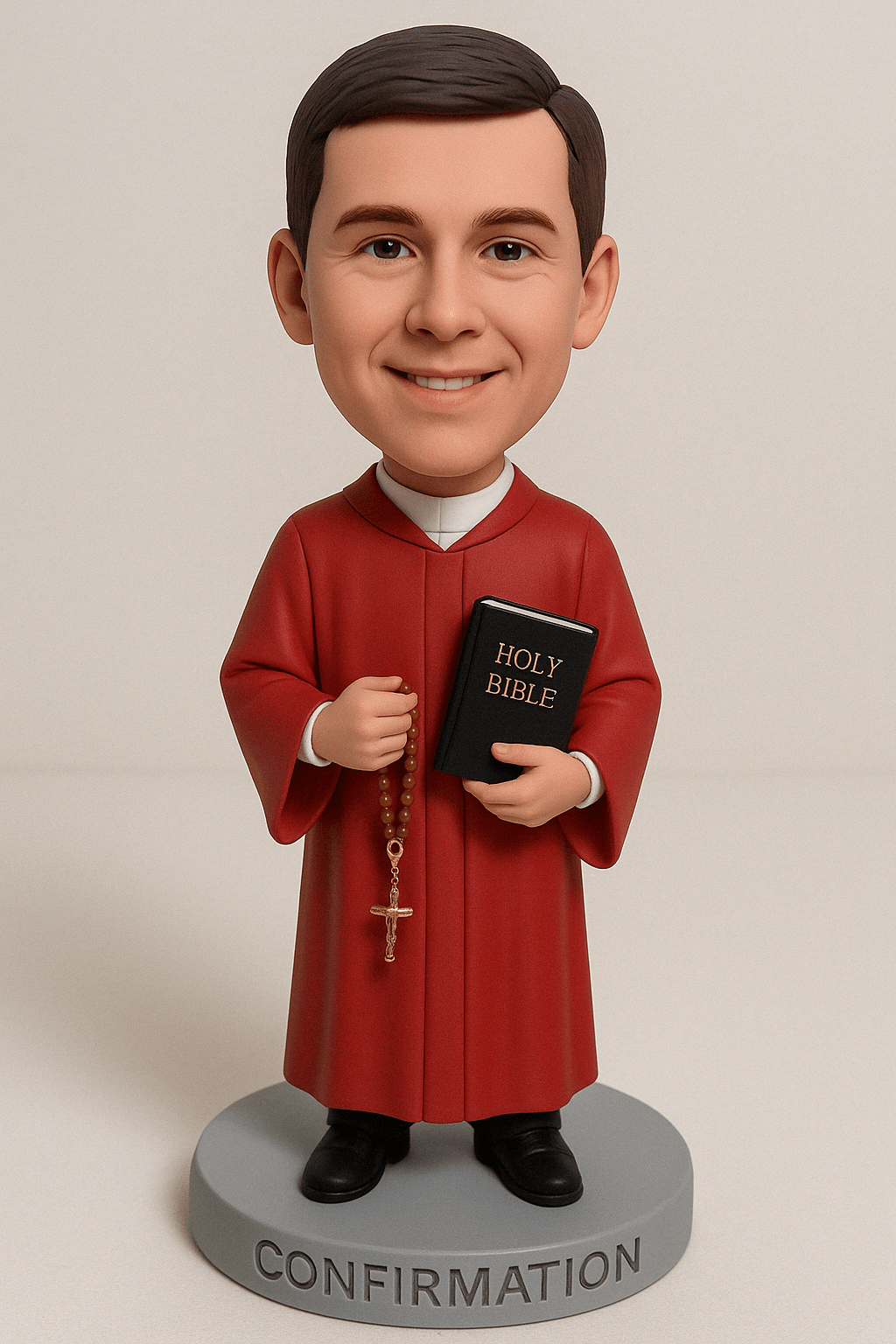 Custom Bobble Head Mini Figurine - Catholic Confirmation