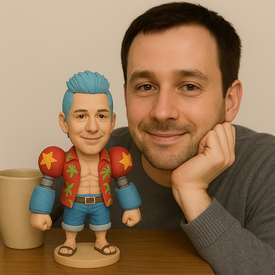 Custom Bobble Head Mini Figurine One Piece Customized
