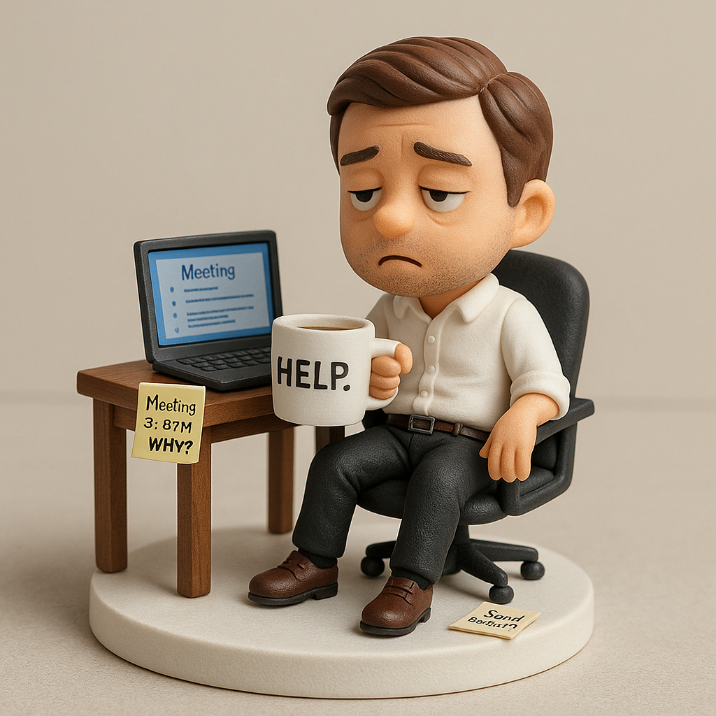 Custom Office Bobblehead – “This Meeting Could Have Been an Email” | Funny Workplace Gift for Coworkers & Bosses