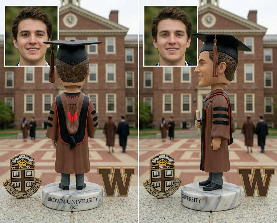 Custom Bobble Head Mini Figurine Graduation Customized