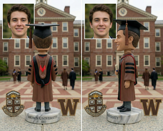 Custom Bobble Head Mini Figurine Graduation Customized