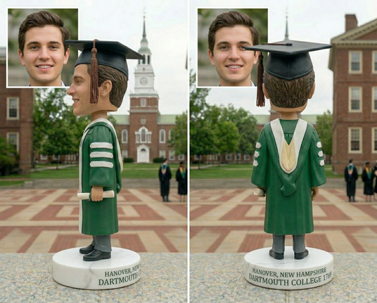 Custom Bobble Head Mini Figurine Graduation Customized