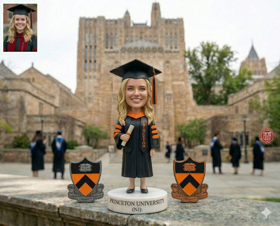 Custom Bobble Head Mini Figurine Graduation Customized