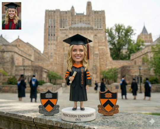 Custom Bobble Head Mini Figurine Graduation Customized