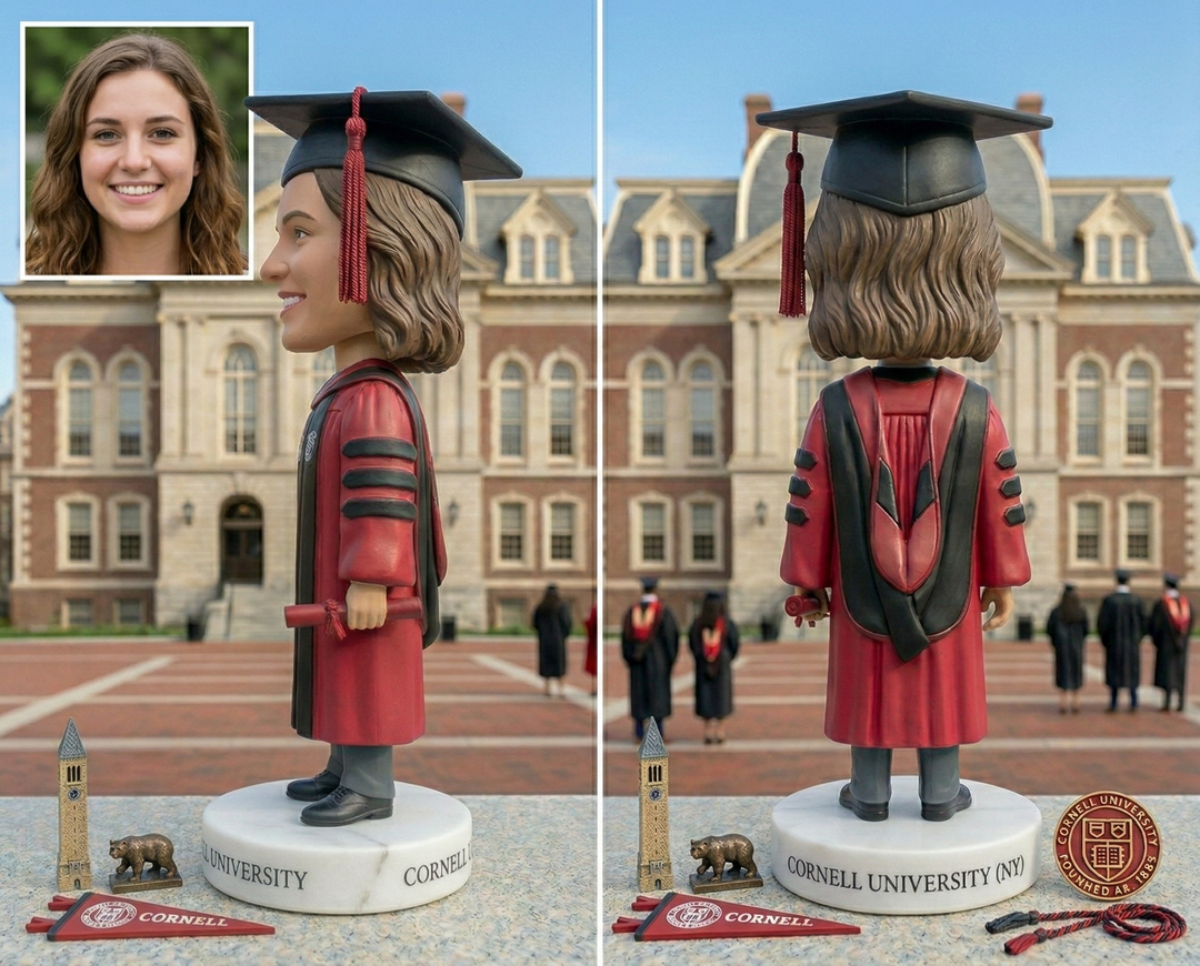 Custom Bobble Head Mini Figurine Graduation Customized