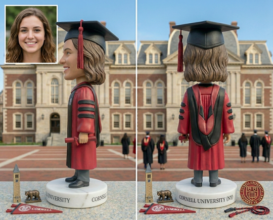 Custom Bobble Head Mini Figurine Graduation Customized