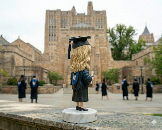 Custom Bobble Head Mini Figurine Graduation Customized