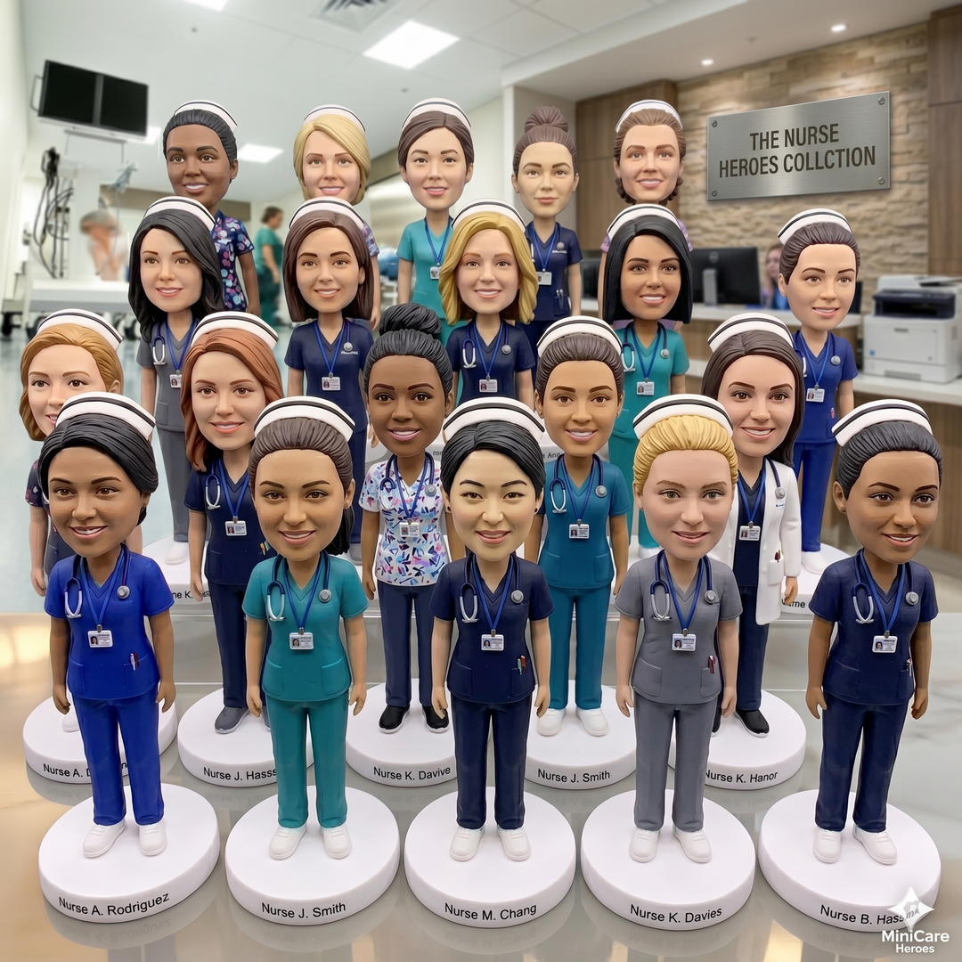 Corporate Bulk Order Custom Bobble Head Mini Figurines
