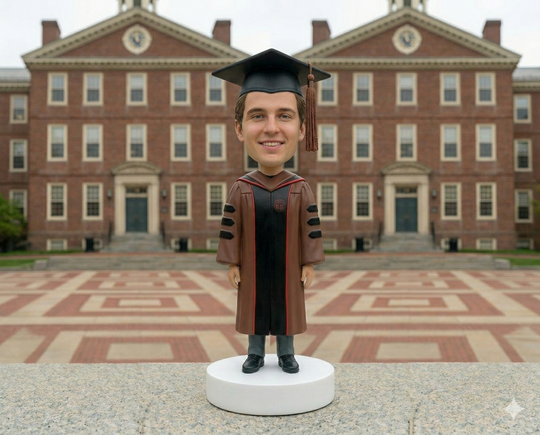 Custom Bobble Head Mini Figurine Graduation Customized
