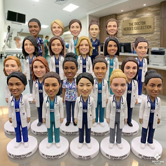 Corporate Bulk Order Custom Bobble Head Mini Figurines