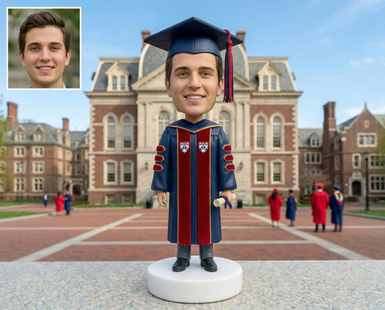Custom Bobble Head Mini Figurine Graduation Customized