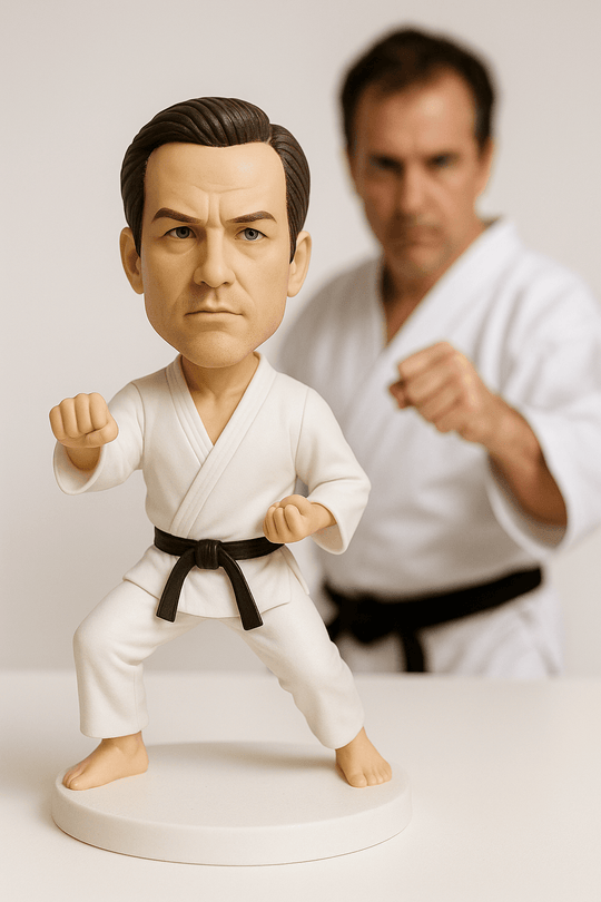 Custom Bobble Head Mini Figurine Karate Customized