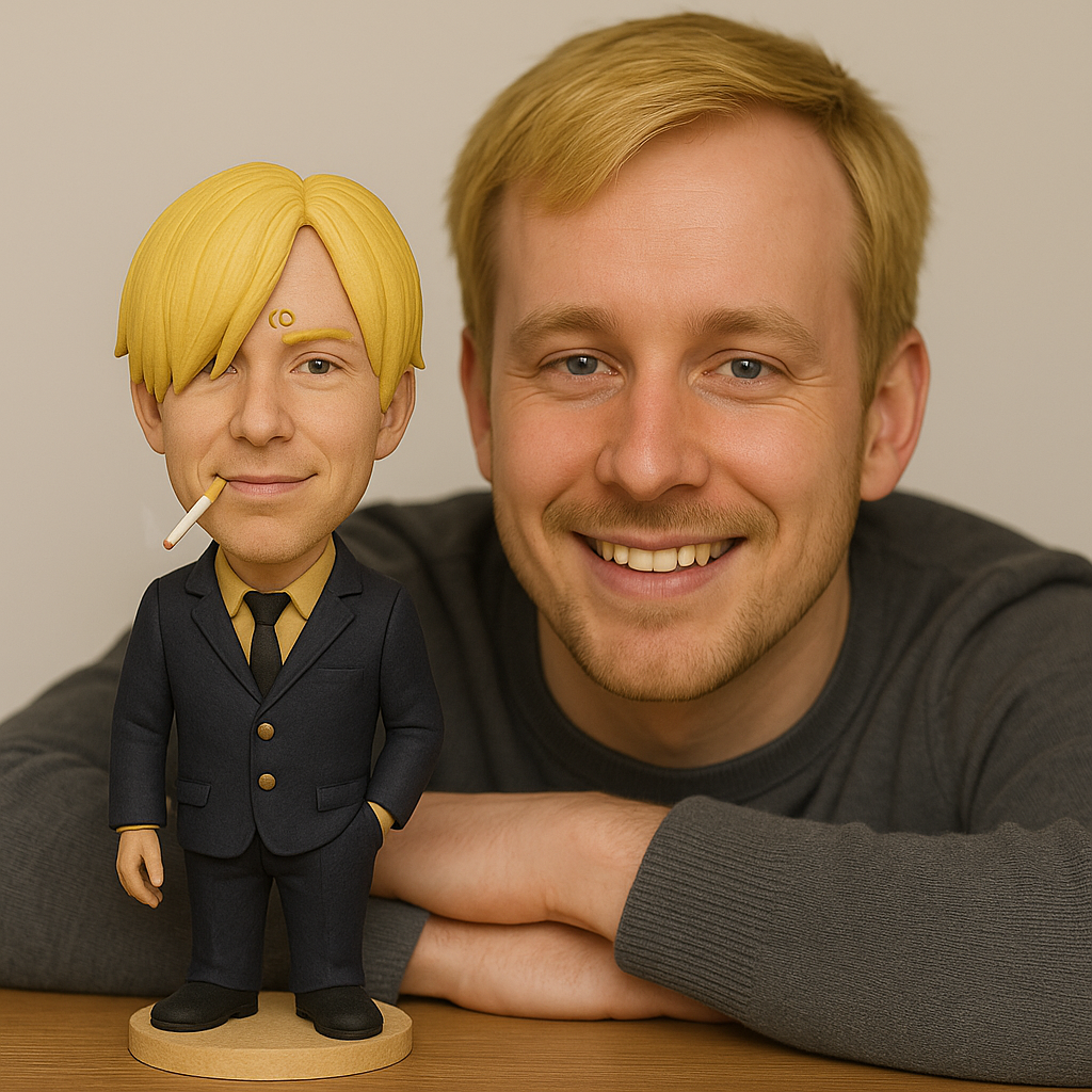Custom Bobble Head Mini Figurine One Piece Customized