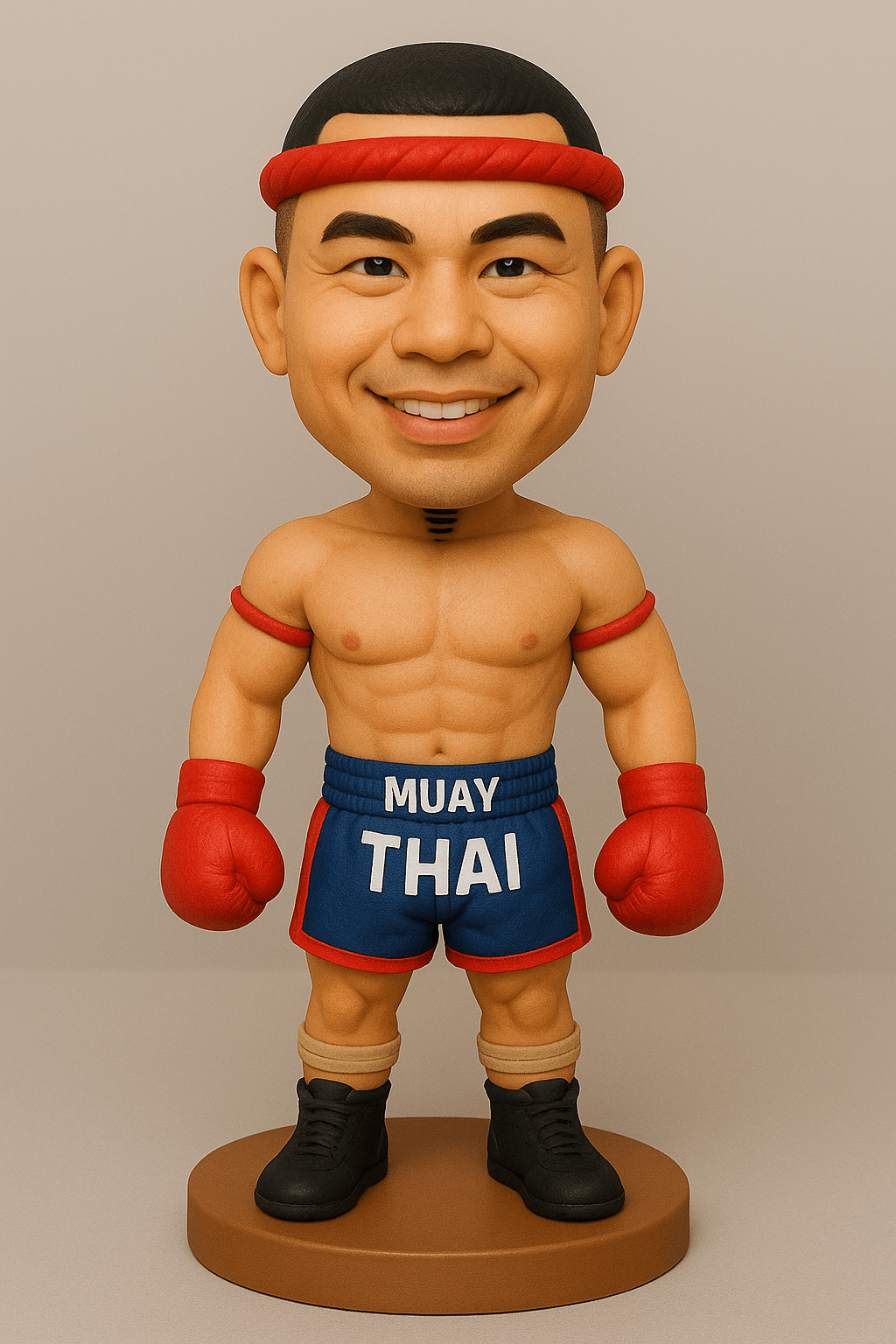 Custom Bobble Head Mini Figurine Muay Thai Customized