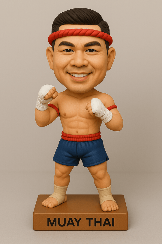 Custom Bobble Head Mini Figurine Muay Thai Customized