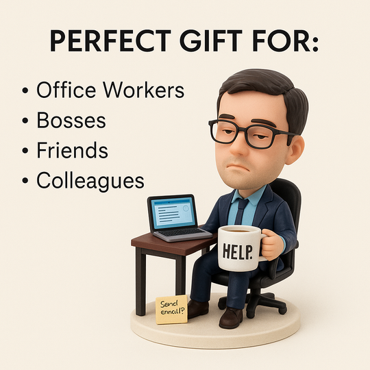 Custom Office Bobblehead – “This Meeting Could Have Been an Email” | Funny Workplace Gift for Coworkers & Bosses
