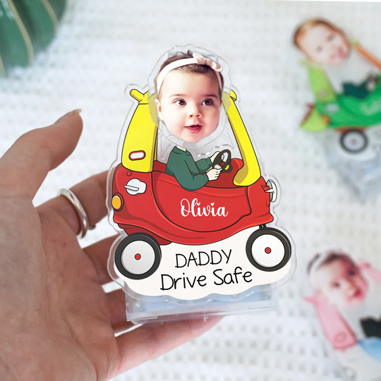 Custom Baby Portrait Car Hanging Gift