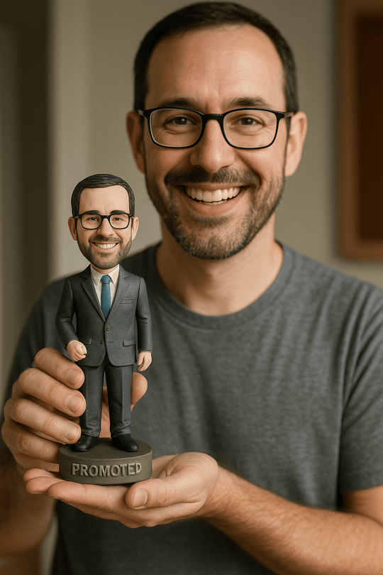 Custom Bobble Head Mini Figurine Promotion Celebration
