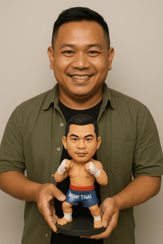 Custom Bobble Head Mini Figurine Muay Thai Customized