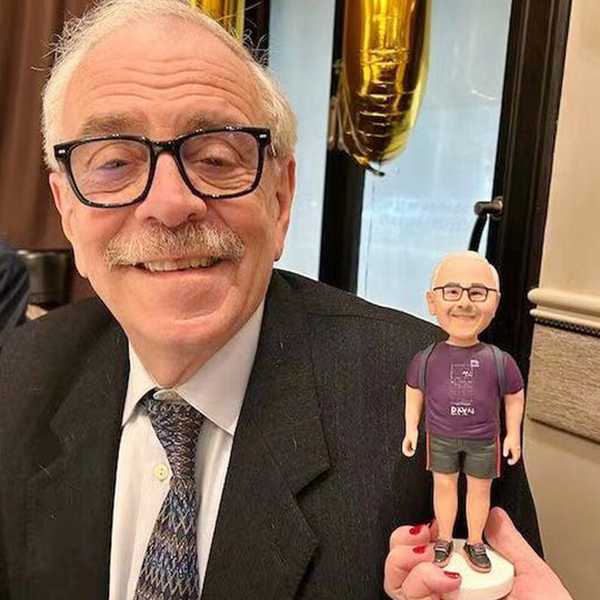 Example of the custom figurine design; personalised from customer reference photos