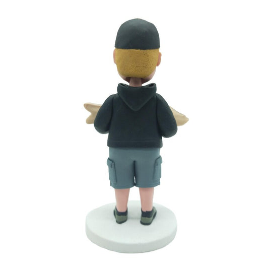 Rear view of the same example figurine design