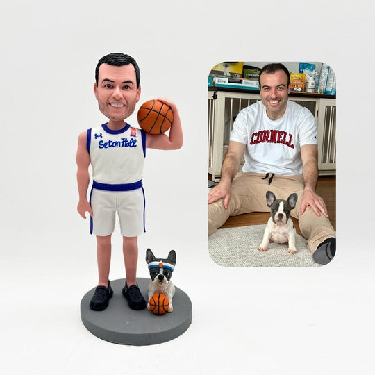 Example of the custom figurine design; personalised from customer reference photos