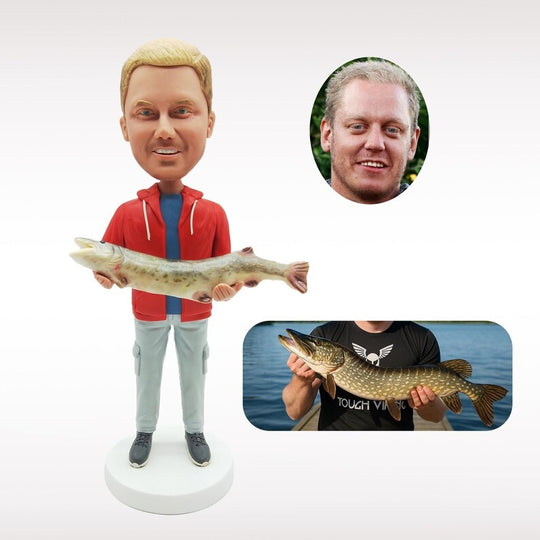 Example of the custom figurine design; personalised from customer reference photos