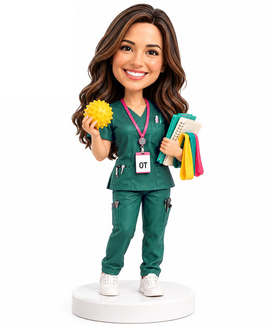 Custom occupational therapist bobblehead product image 3