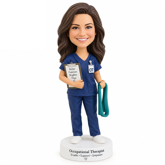 Custom occupational therapist bobblehead product image 4
