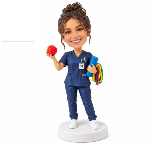 Custom occupational therapist bobblehead product image 8