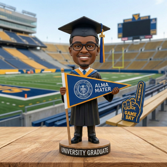 Custom Bobble Head Mini Figurine Graduation Customized