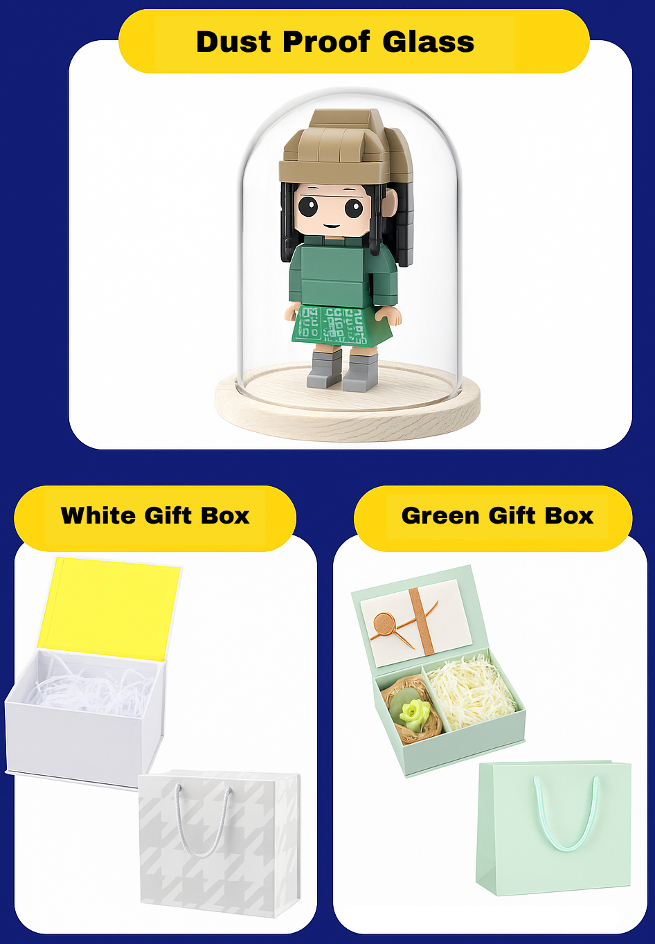 Custom Brick Figure – Personalized Mini Figure Gift