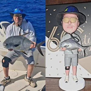 Custom Bobblehead - The Fishing Gift That’ll Make Them Bobble With Joy