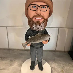 Custom Bobblehead - The Fishing Gift That’ll Make Them Bobble With Joy