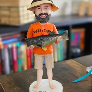 Custom Bobblehead - The Fishing Gift That’ll Make Them Bobble With Joy
