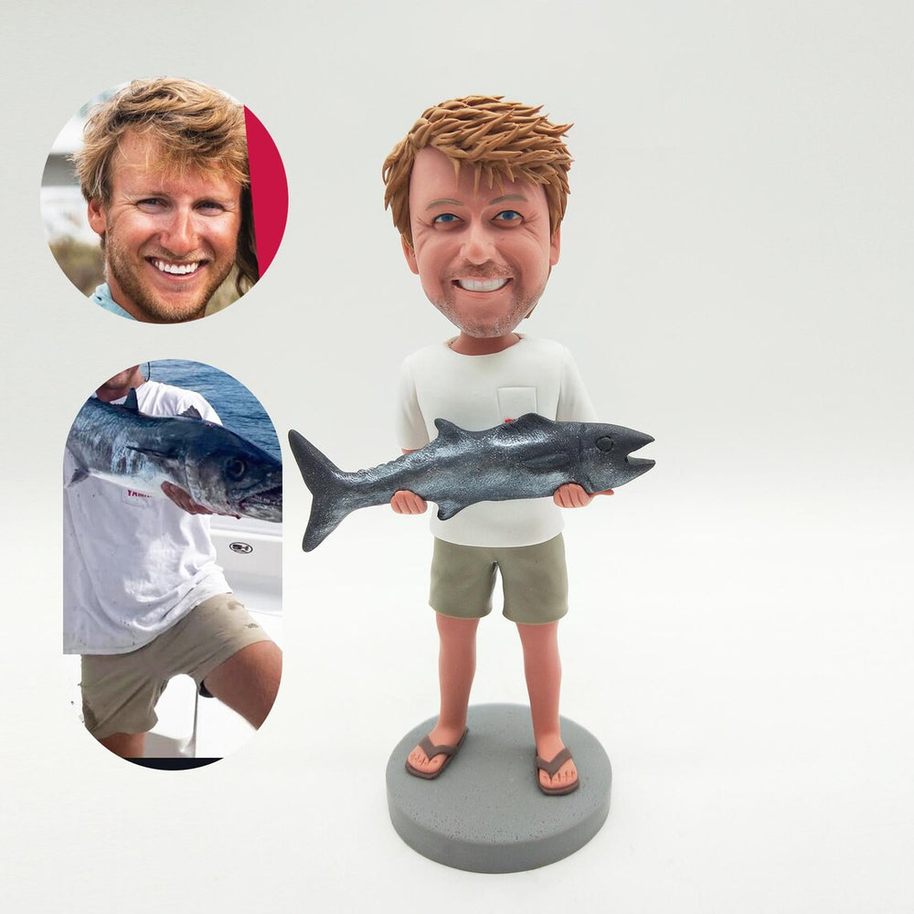 Custom Bobblehead - The Fishing Gift That’ll Make Them Bobble With Joy
