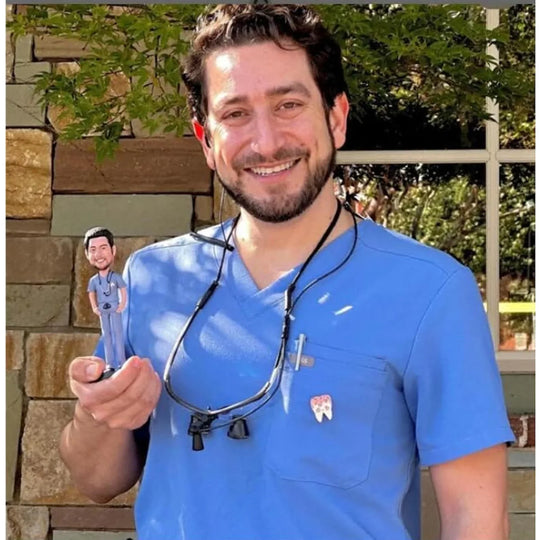 Custom Bobble Head Mini Figurine Doctor Customized