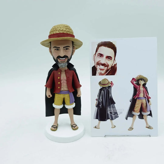 Custom Bobble Head Mini Figurine One Piece Customized